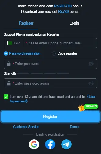 r789 game official registration page ui