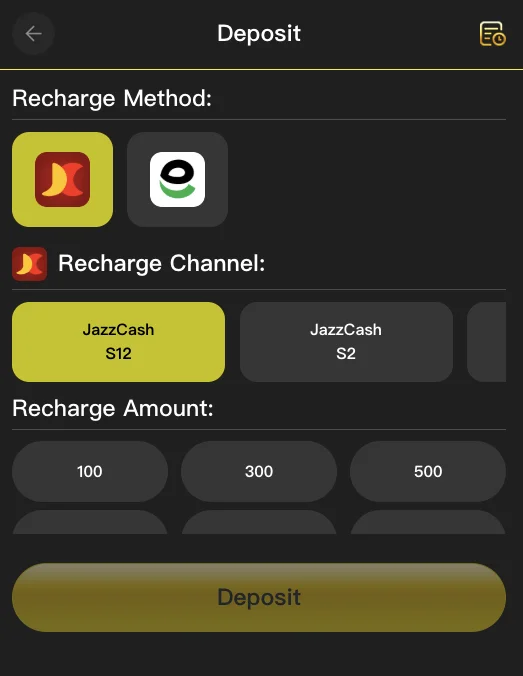 3R3R Game deposit and withdraw