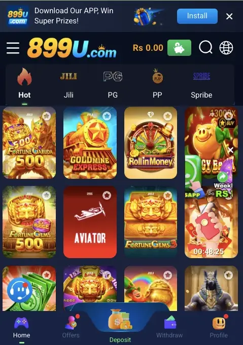 899u Games apk download