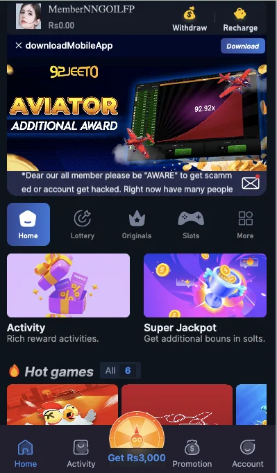 92Jeeto Game apk official 