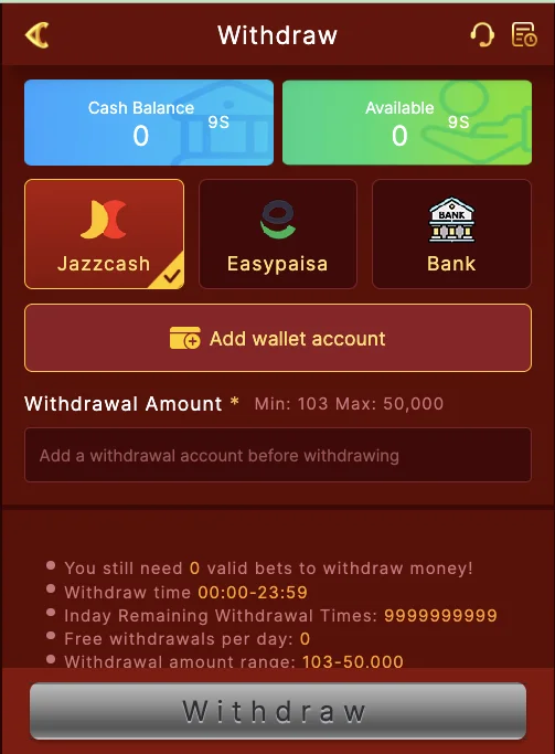 92e game apk withdrawl process