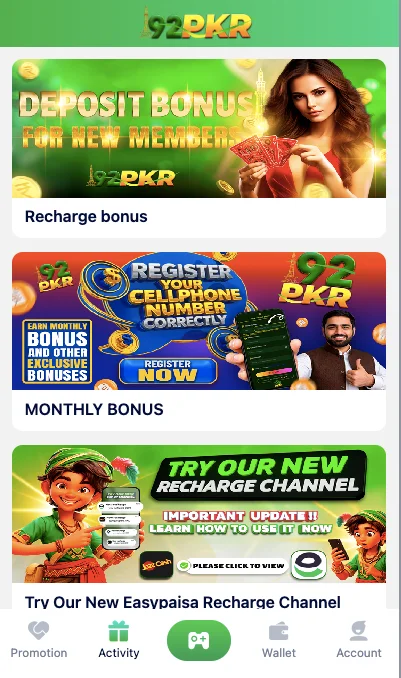 92pkr game apk bonus and referals