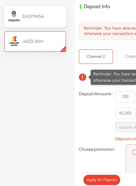 T7777 Game APK payment methods, easypaisa and jazzcash