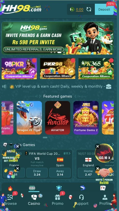 hh98 game apk home page