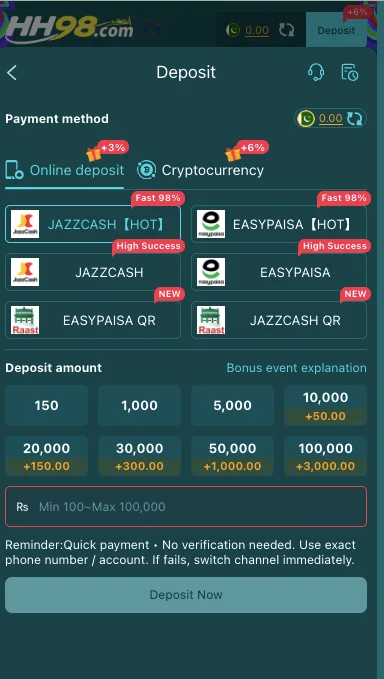 hh98 game apk payment methods