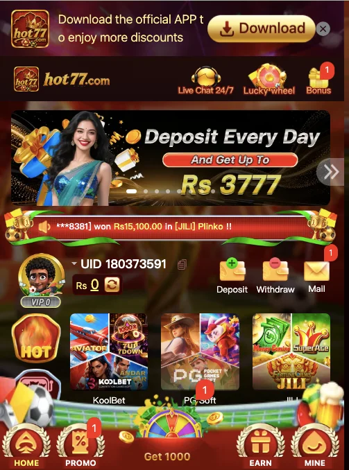 hot77 game apk home page