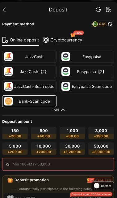 p999 game apk withdrawl and deposit methods, jazzcash and easypaisa