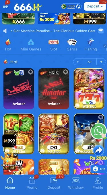 666H Game APK homepage