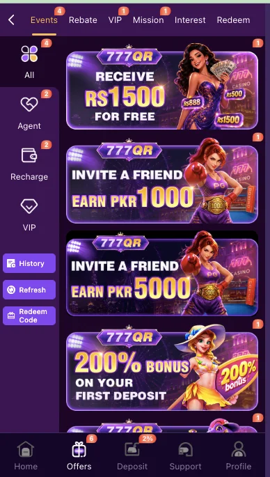 77QR Game APK bonus and rewards