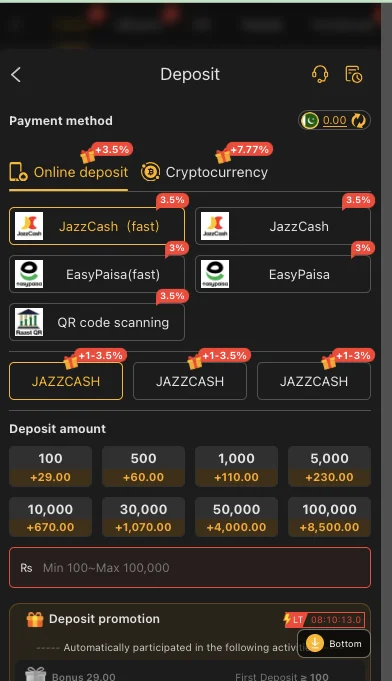 BBA566 Game APK deposit and withdrawal methods available