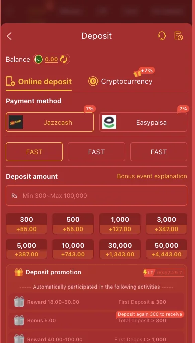 LAAM777 Game deposit and withdrawal