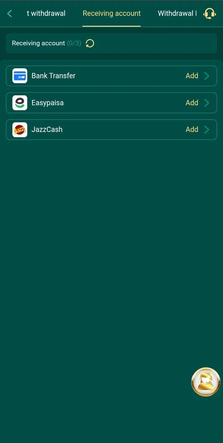 44pk game receiving account options for withdrawal