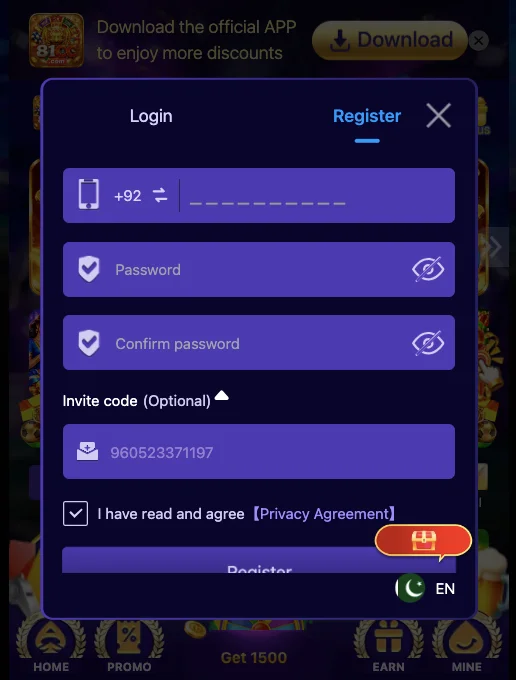81cc game apk register