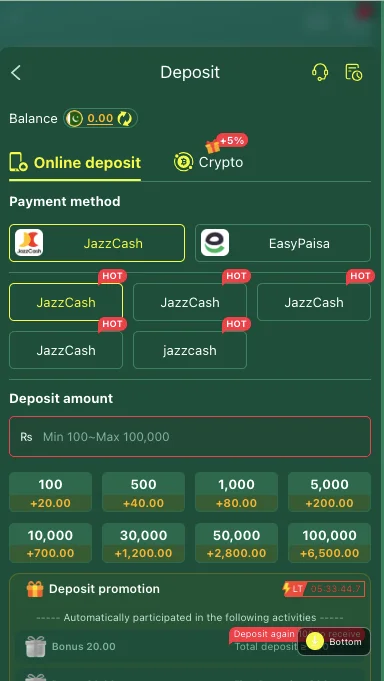 K6666 game deposit money