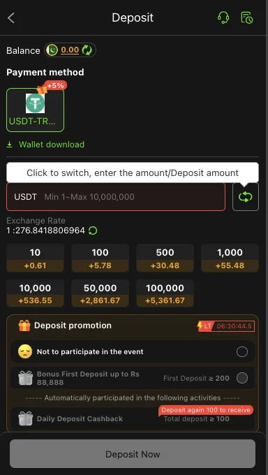 bet877 game deposit method - USDT