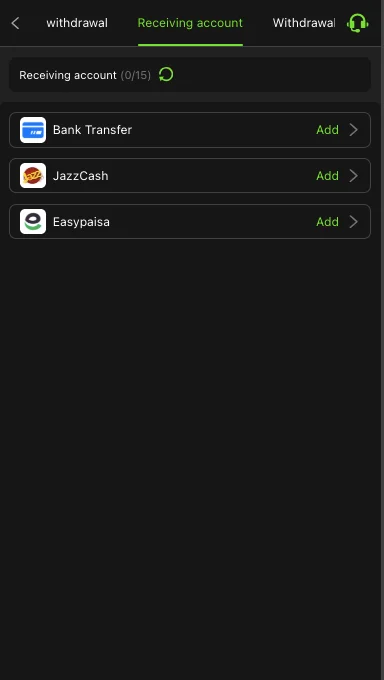 bet877 game withdrawal methods - Easypaisa, jazzcash, and bank transfer