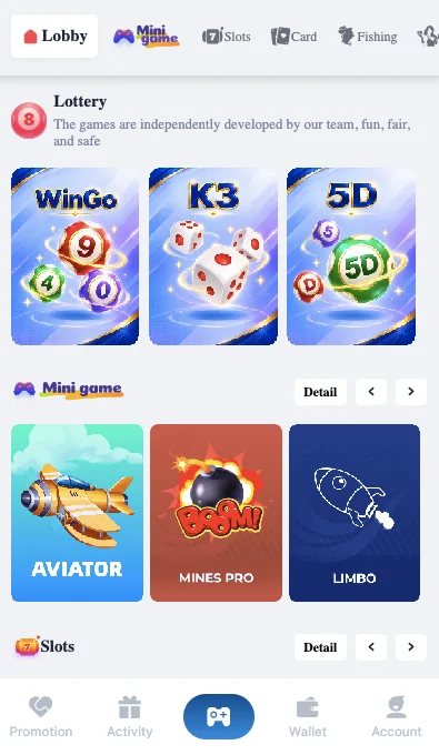 jazba play games lobby